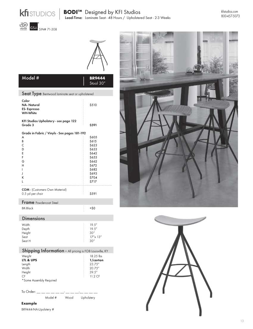 Price Sheet