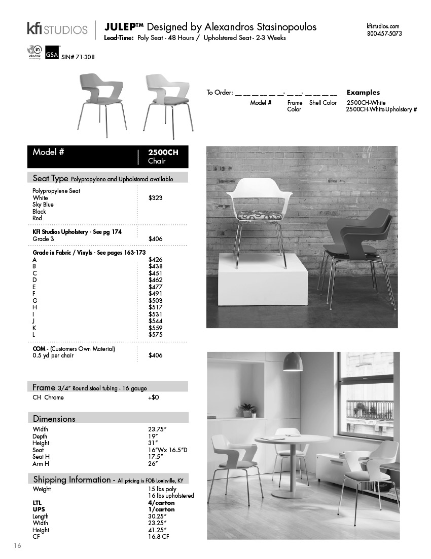 Price Sheet