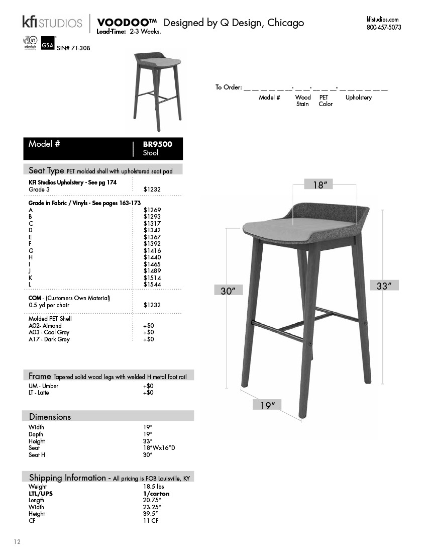 Price Sheet